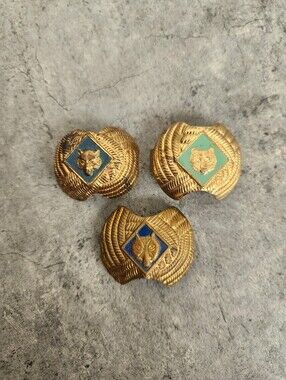 Vintage Boy Scouts of America Cub Scouts Neckerchief Slides (Lot of 3)